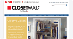 Desktop Screenshot of closetmaid.co.uk